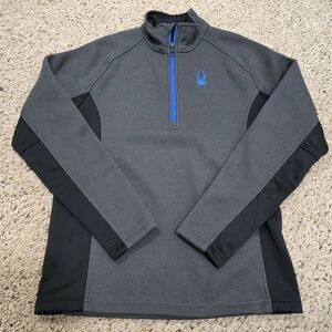 Spyder Gray and Black Lightweight Jacket